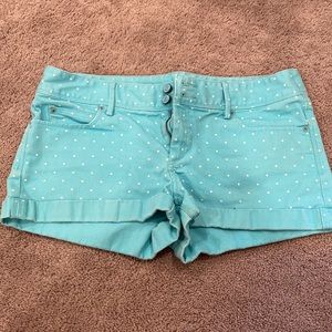 Lilly Pulitzer Turquoise denim shorts size 12